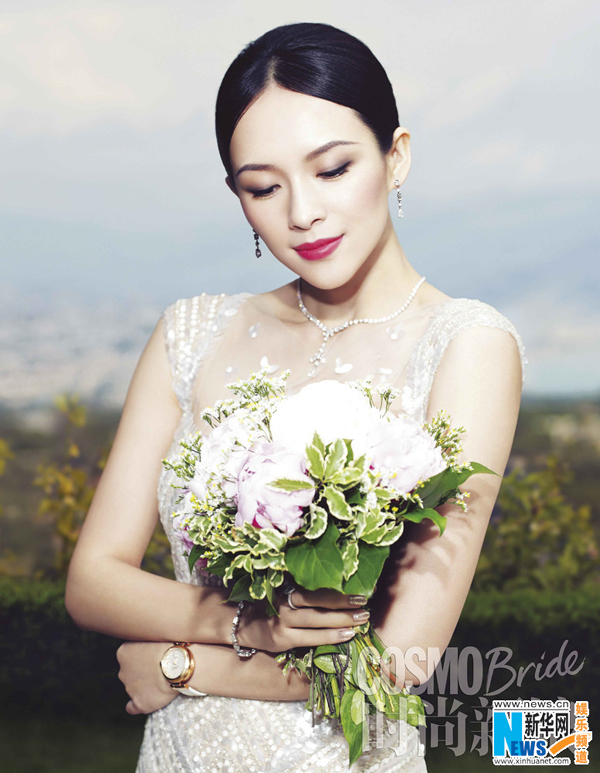 Chinese star Zhang Ziyi covers COSMO Bride