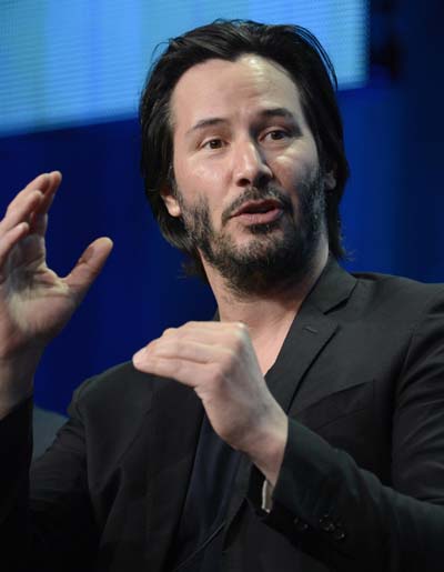 Keanu Reeves parcipates in panel for 'Side by Side'