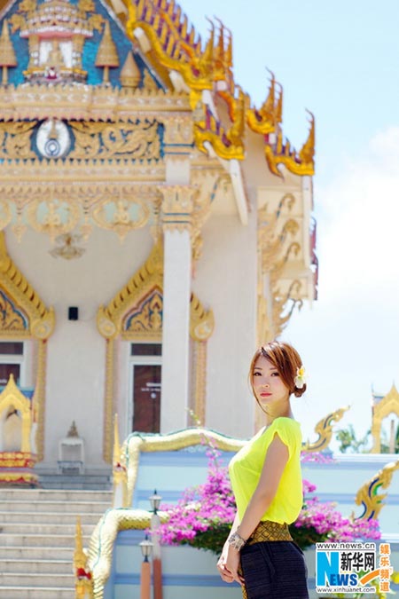 Liu Yan's photos in Thailand