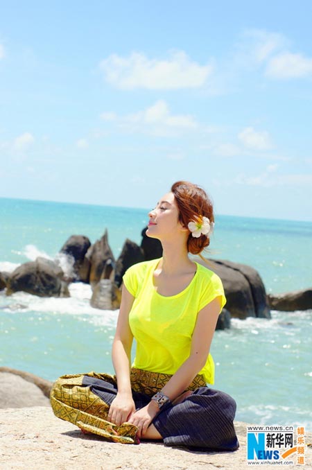 Liu Yan's photos in Thailand