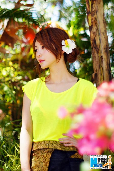 Liu Yan's photos in Thailand