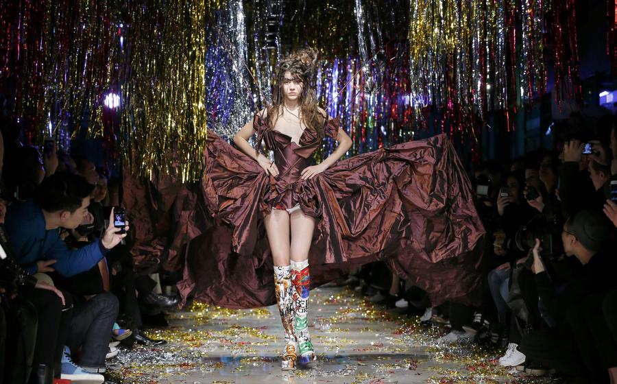 Elie Saab, Vivienne Westwood sparkle at Paris Fashion Week