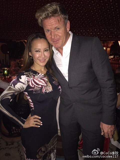 Coco Lee joins Beckham's birthday party