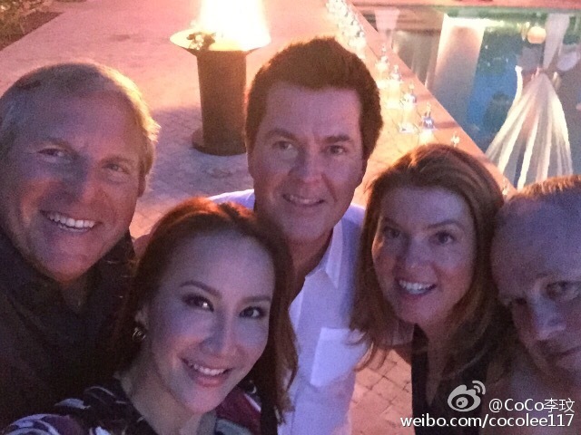 Coco Lee joins Beckham's birthday party