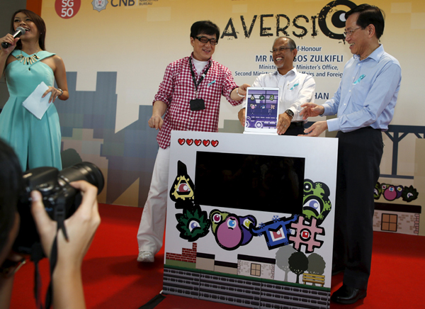 Jackie Chan launches anti-drug mobile game in Singapore