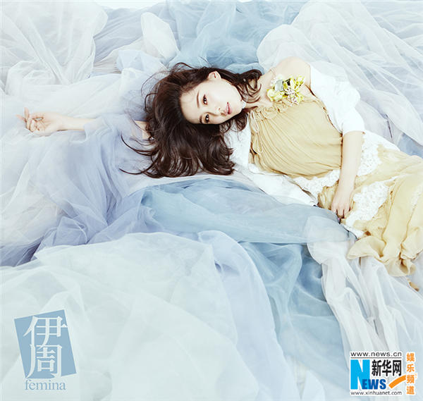 Chinese actress Liu Shishi graces fashion magazine