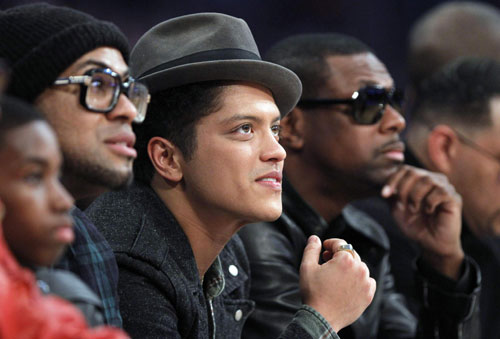 Celebs attend NBA All-Star basketball game in Los Angeles
