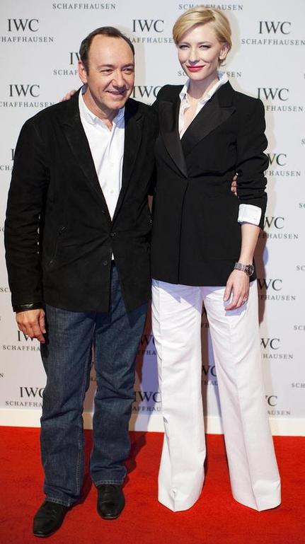 Celebs arrive for the Swiss watchmaker IWC party
