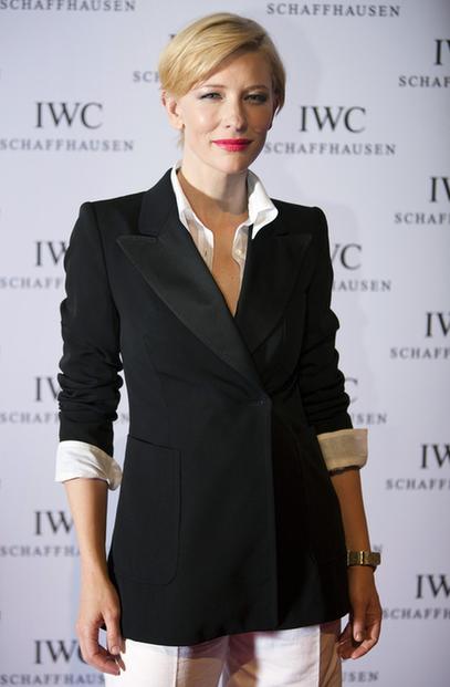 Celebs arrive for the Swiss watchmaker IWC party