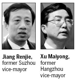 Two former officials executed