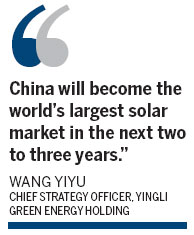 Photovoltaic industry powering ahead