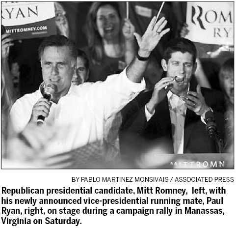 Romney picks Paul Ryan for running mate
