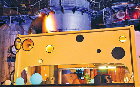 Container gets flashy makeover