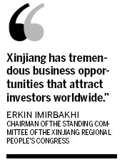 Investors drawn to Xinjiang