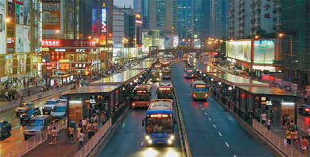 Fast lane in Guangzhou