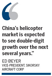 Helicopter market propelled upward