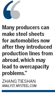 Steel companies pin hopes on autos