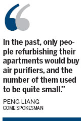 Shoppers snap up air purifiers to beat the smog