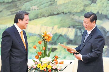 Xi calls to restart peninsula talks