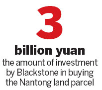 Blackstone buys sizeable land parcel in Nantong