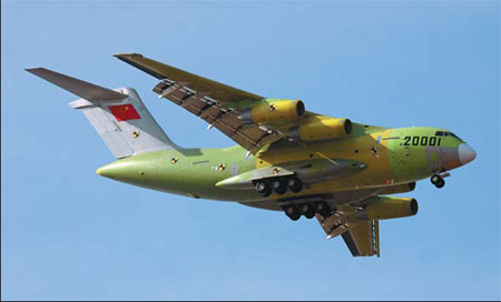 Y-20 gives air power a push