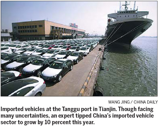More than 1 million vehicles imported, but growth slows