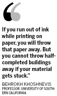 'And my next project is to print a house'