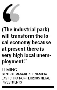 Chinese firm in Namibia for the long haul
