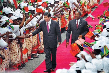 China pledges to boost ties with Tanzania
