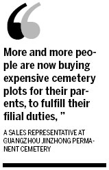 Guangzhou struggles with high price of cemetery plots