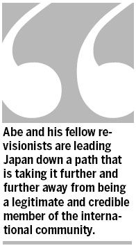 Abe statement on history up in the air