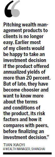 Investment patterns alter with times