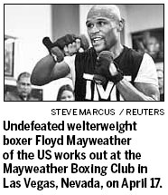 Mayweather vows jail and ring rust will not weaken him
