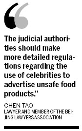 Stars could face penalty over food ads