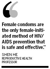 Female condoms, a new choice