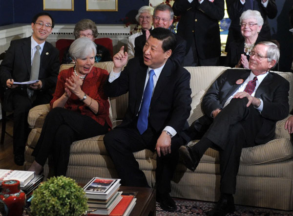 Xi's old Iowa friends wish summit well