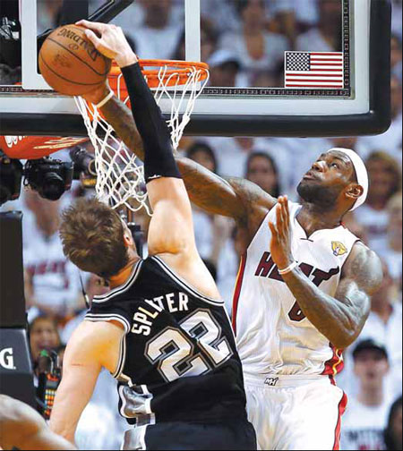 Heat beat Spurs to level series