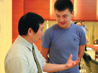 Student's rare blood bonds Kazakhstan and China