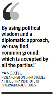 Restart Six-Party Talks, says Wang