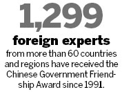 50 foreign experts' work recognized
