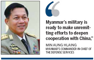 China, Myanmar deepen military ties
