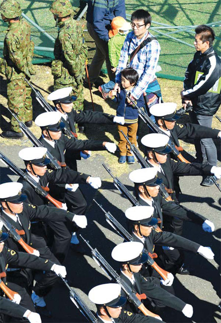 Japanese self-defense force launches charm offensive