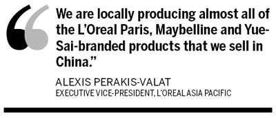 L'Oreal expands factory, bets on rosy future in China