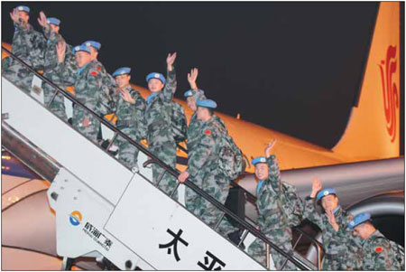 135 peacekeepers depart for Mali