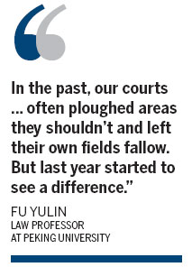 Courts test new ground in year of change