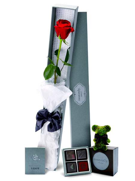 Rose dealer sells flowers for life