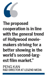 Huayi focuses on Hollywood deals for five movies a year