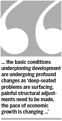 Reforms at a 'critical juncture'