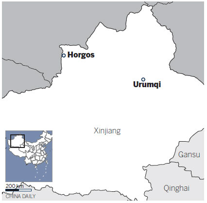 New Xinjiang border city of Horgos gets green light