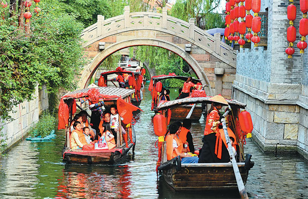 Grand Canal lives on in Tai'erzhuang